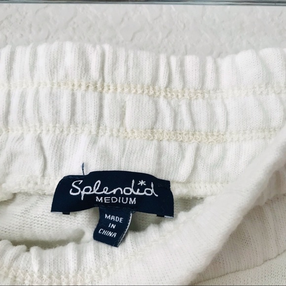 New! Splendid High Waist Boho Hippie Tie Dye Knit Sweatpants Joggers - Picture 11 of 11